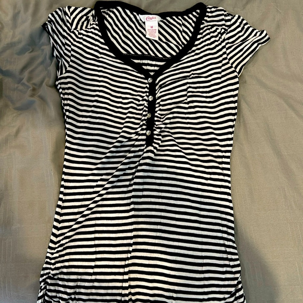 Black and white stripes